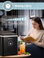 NORTHCLAN Eiswürfelmaschine 14kg – Kugelförmige Eiswürfel in 6 Minuten für Zuhause & Büro – Bild 9