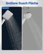 Newentor Hochdruck Duschkopf mit 6 Strahlarten – Wassersparend & Anti-Kalk für Hartes Wasser – Bild 6