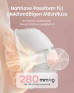Nuliie S32 Elektrische Milchpumpe Freihändig – 4 Modi, 9 Stufen, tragbar & diskret – Bild 2