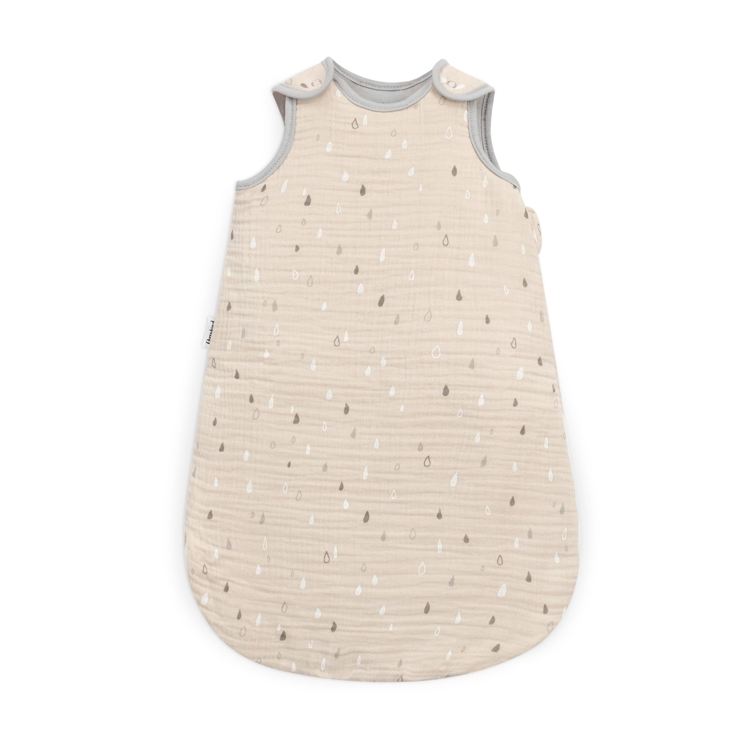 Ehrenkind® Baby Sommerschlafsack Rund – Bio-Musseline mit Rundum-Reissverschluss