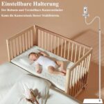 Derebir Babyphone Halterung – Höhenverstellbarer Kameraständer 95–175 cm für alle Modelle – Bild 3