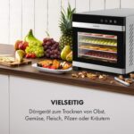 Klarstein Flavour Dry Dörrautomat – Professioneller Dehydrator mit 6 Gitterebenen & 360° Airflow – Bild 3