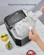 Silonn Eiswürfelmaschine – 9 Eiswürfel in 6 Min., tragbar mit Selbstreinigung – Bild 4