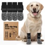PICK FOR LIFE Hundesocken Anti-Rutsch M mit Klettverschluss – Pfotenschutz für Hartholzboden