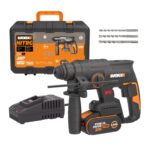 WORX WX381 Akku-Bohrhammer 20V – Bürstenlos mit 4Ah Akku & Ladegerät