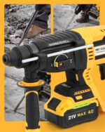 Maxcular Akku Bohrhammer 21V 4-in-1 SDS-Plus – 2,0J Schlagkraft für Profis – Bild 2