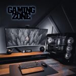 Namofactur Dekolicht Gaming Zone – Holz-Wandleuchte mit LED/RGB für Gamer – Bild 6
