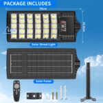 PEAKRO Solar-Straßenleuchte mit Bewegungsmelder & Fernbedienung – IP67 Außenleuchte für Garten & Parkplatz – Bild 7