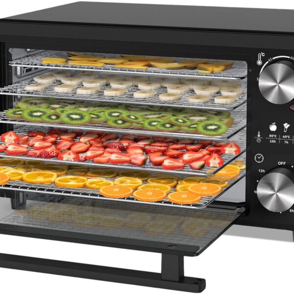 TurboWave BIO Dörrgerät 14 L – Metallkonstruktion, 30–80°C, Timer & Rezepte