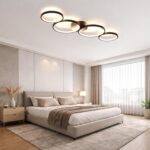 GBLY LED-Deckenleuchte 88cm Ringdesign Warmweiss – moderne Deckenlampe 37W für Wohnzimmer – Bild 7