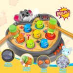 YOOHBERRYS Whack Spiel mit 5 Modi & Sprühfunktion – Interaktives Lernspielzeug für Kinder ab 3 Jahren – Bild 4