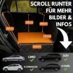 Clever Dreams Hundedecke Auto Rückbank – Wasserdichter Autoschutz mit abnehmbarer Schmutzfangmatte – Bild 9
