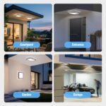 LEZOE LED Deckenleuchte mit Radar Bewegungsmelder IP65 – 30W/4500lm Feuchtraum – Bild 9