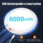 Demkia Akku Deckenleuchte mit Bewegungsmelder – USB-aufladbar, 3 Farbtemperaturen, Fernbedienung – Bild 2