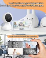 ARENTI Babyphone 2K mit 5" Display, PTZ 355°, Schreierkennung & Alexa-Kompatibilität – Bild 3
