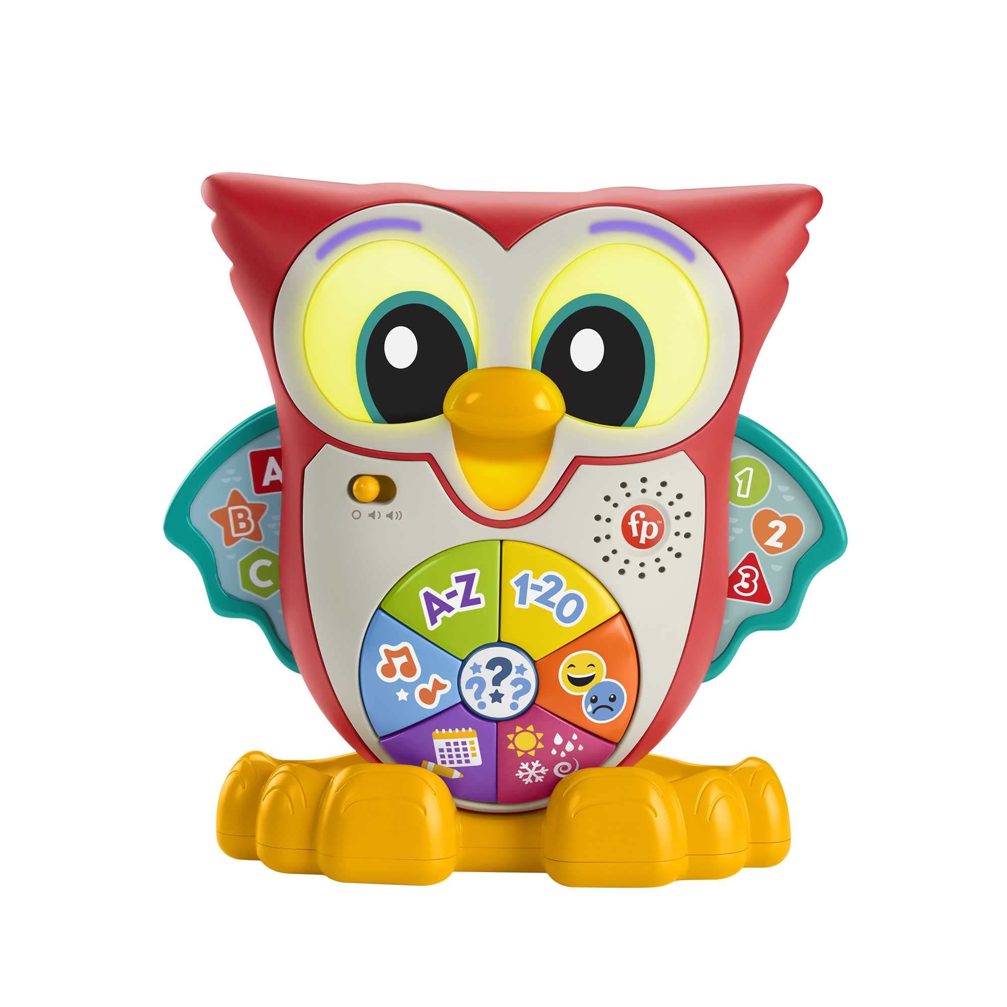 Fisher-Price BlinkiLinkis Schlaue Eule – Interaktives Lernspielzeug ab 18 Monaten
