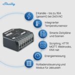 Shelly 2PM Gen4 WLAN Smart Relais – 2-Kanal Schalter mit Stromzähler & Matter (2er Set) – Bild 5