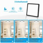 RDGOOD 24W LED Deckenleuchte mit Bewegungsmelder & Fernbedienung – 2400 Lumen für Bad, Garage, Flur – Bild 9