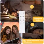 ZMH LED-Deckenleuchte 50W Dimmbar mit Fernbedienung – Modernes Aluminium Design für Wohnzimmer – Bild 9