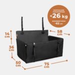 WUGLO Hunde-Autositz Rückbank – Extra stabil für Hunde bis 26 kg – Bild 8