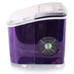 Mulano Eiswürfelmaschine Edelstahl Violett – 10-12 kg Tagesleistung für Zuhause & Events – Bild 3