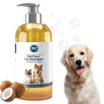 PETCLEAR Hundeshampoo 500 ml mit Kokosöl – pH-neutral & hypoallergen für Hunde und Katzen