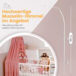 lilimaus Himmelstange für Babybett – universelles Himmelbett Gestell für alle Betten – Bild 5