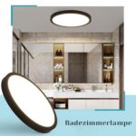 ZMH LED-Deckenleuchte Ø30cm, 24W Warmweiss 3000K – Flache Deckenlampe für Badezimmer, Küche & Schlafzimmer – Bild 8