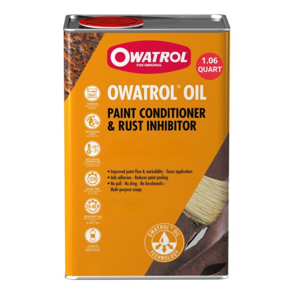 OWATROL Rostschutz Öl 1L – Universaler Rostumwandler für Metall, Holz & Lacke