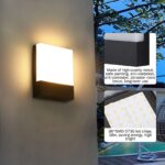 Lightsjoy LED-Aussenleuchte 18W IP65 – Warmweiss 3000K Wandlampe mit Aluminium – Bild 4
