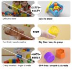 MOONTOY Stapelbecher ab 1 Jahr mit 19 Teilen – Montessori Lernspielzeug für Babys – Bild 7
