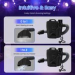 LANNADD 3500W Trockeneis Nebelmaschine – Professioneller Nebeleffekt für Bühne & DJ Events – Bild 6