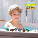 INKEE Dino Badebomben Geschenkbox mit 6 Badekugeln & Dinosaurier Figuren zum Sammeln – Bild 2