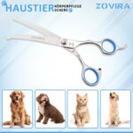 ZOVIRA Profi-Hundeschere 6,5" gebogen – Präzisions-Fellschere für Hundefrisöre – Bild 6
