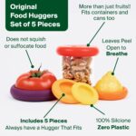 Food Huggers Set 5er – Wiederverwendbare Silikon-Frischhalter für Obst & Gemüse – Bild 7