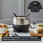 KHG Elektro-Fondue FO-800SE mit Edelstahl-Topf 1,8 L – Fondueset für bis zu 8 Personen – Bild 6