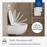Villeroy & Boch Universal WC-Sitz oval – Weiß glänzend mit Absenkautomatik & QuickRelease – Bild 4