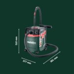 Metabo ASA 30 L PC Nass-Trockensauger – Industriesauger mit PressClean für Baustellen – Bild 3