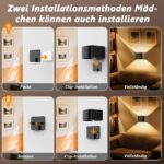 KagoLing LED Wandleuchte mit Bewegungssensor & Fernbedienung – 4000mAh Akku, 3 Farben – Bild 8