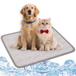 Yuragim Kühlmatte 100x70 cm – Selbstkühlende Hundematte für Sommer, waschbar & rutschfest