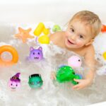 JOYIN 6er Set LED Badespielzeug Halloween – Leuchtendes Badewannenspielzeug für Kinder – Bild 2