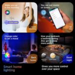 ANTENLICHT Smart LED Deckenlampe 24W Ø30cm – WiFi & Sprachsteuerung für Schlafzimmer – Bild 3