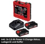 Einhell Akku-Schlagbohrschrauber TE-CD 18/48 Li-i – 48 Nm mit PXC System & Koffer – Bild 6