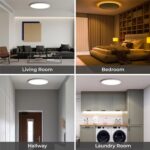Matane 24W LED Deckenleuchte Rund 30cm – Dimmbar mit Fernbedienung & Nachtlicht für Schlafzimmer – Bild 7