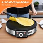SNAILAR Crêpes Maker 1200 W – Elektrische Crepesmaschine mit 30 cm Heizfläche – Bild 5