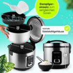 ProfiCook PC RK 1285 Reiskocher 3kg – 2-in-1 Rice Cooker mit Dampfgarer – Bild 7