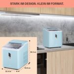 Klarstein Eiswürfelmaschine – Schneller Ice Maker mit 12kg/24h & Selbstreinigung – Bild 2
