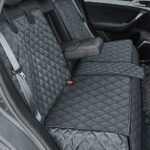 ANOSOSPECIAL Hunde-Autositzbezug grau – wasserdicht & kratzfest für alle Rücksitze