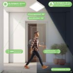 TOPPLEE 18W LED Deckenleuchte mit Radar-Bewegungsmelder – 2450 Lumen für Flur & Garage – Bild 3