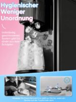 FOHERE Eiswürfelmaschine – Aromatisierte Bullet-Eiskristalle in 5 Minuten für Küche & Camping – Bild 8